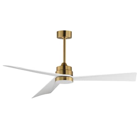Maxim Lighting Vortex 60'' Indoor Fan with LED Light Kit, Natural Aged Brass 88839WTNAB